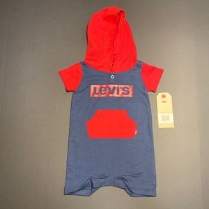 6 Months Levi’s Baby Romper with Hood New!